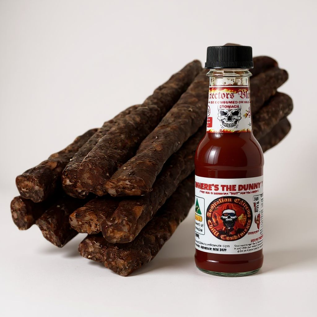 Where's the Dunny - Hot Chilli Droëwors